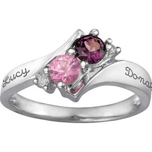 Two-Stone Promise Ring: Amoret