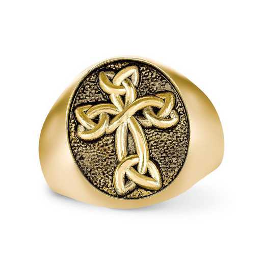 Ladies' FaithCrest Oval Personalized Ring