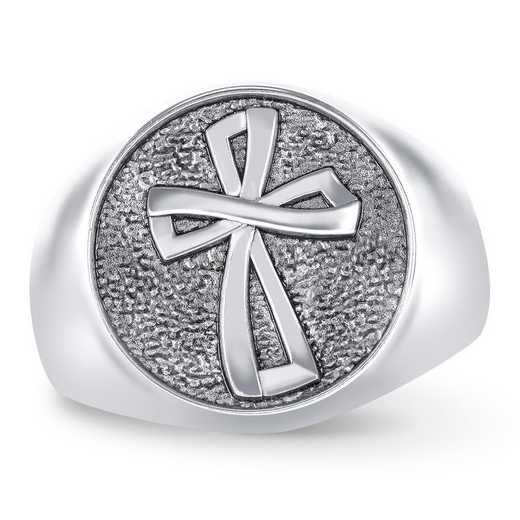 Men's FaithCrest Round Personalized Ring