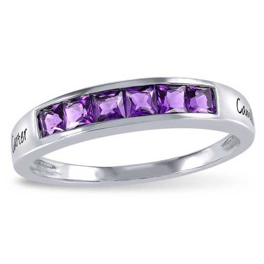ArtCarved Touchstone Nora Stacking Birthstone Ring