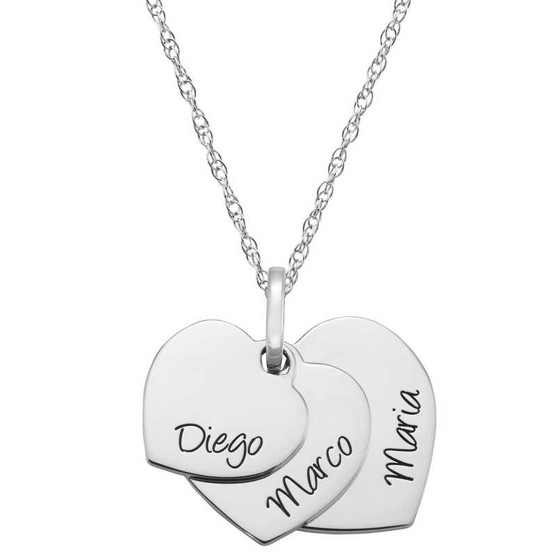 Charming Personalized Silver Heart Locket Necklace