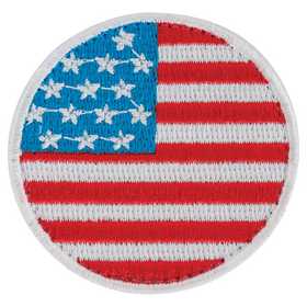 USA Circle Flag ID Patch