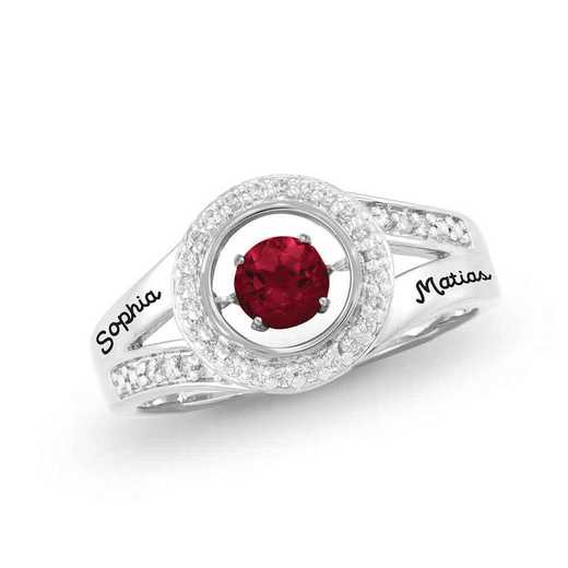 Glimmering Gemstones Captivating Promise Ring