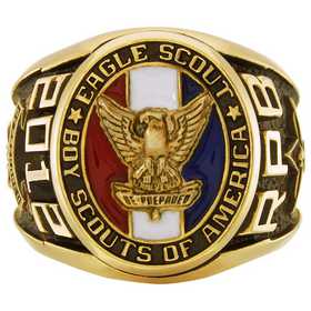 Men's Personalized Boy Scouts of America Ring| BSA Eagle Scout| ArtCarved