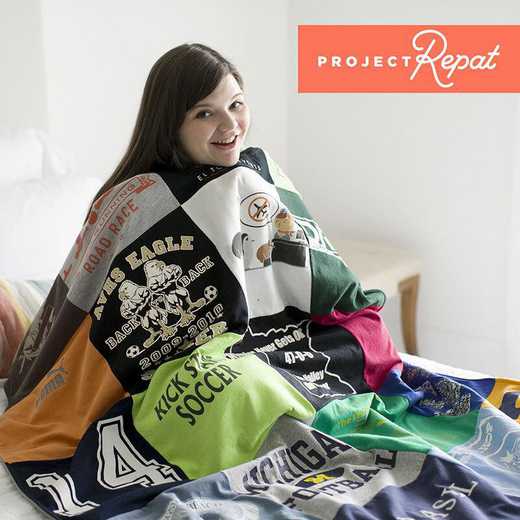 2875: Project Repat Custom Xtra Long Twin T-Shirt Quilt