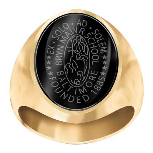 The Bryn Mawr School Signet Ring with Encised Stone