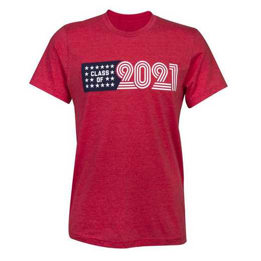 Class of 2021 American T-Shirt, Red