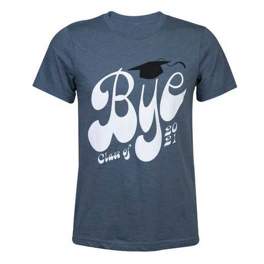 Class of 2021 Bye T-Shirt, Bluish-Gray