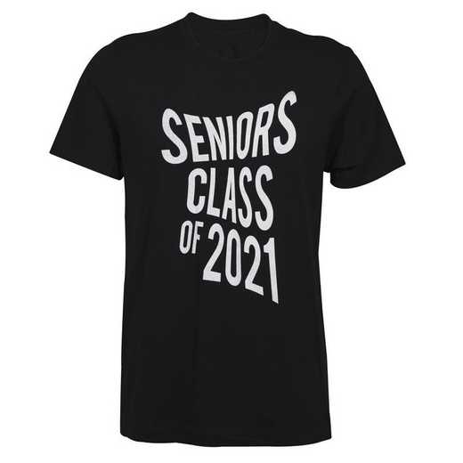 Warped Seniors Class of 2021 T-Shirt, Black