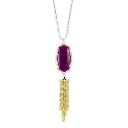 Kendra Scott Rayne Tassel Necklace in Purple Jade