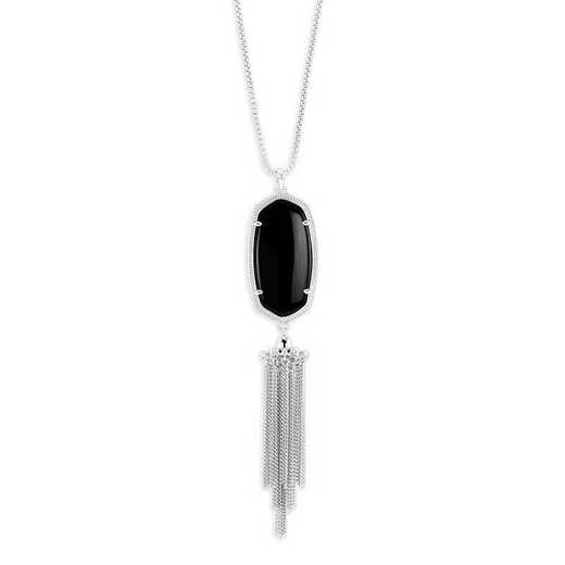 Kendra Scott Rayne Tassel Necklace in Black