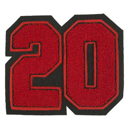 2-Digit Jersey Number Chenille Patch