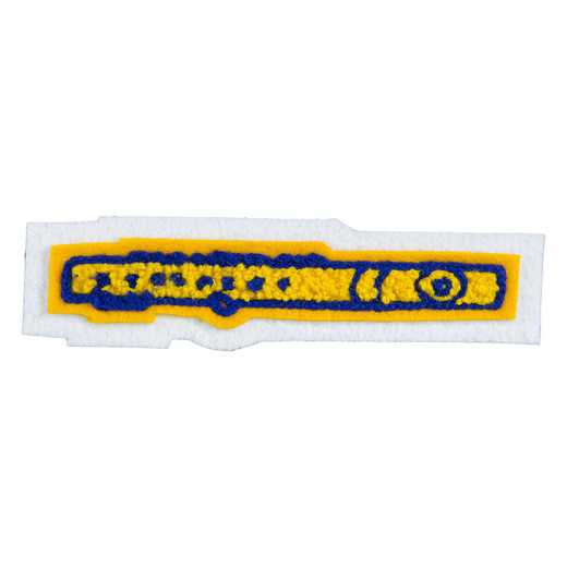 Straight Block Backside Name Patch with Tail-Lettering & Stars