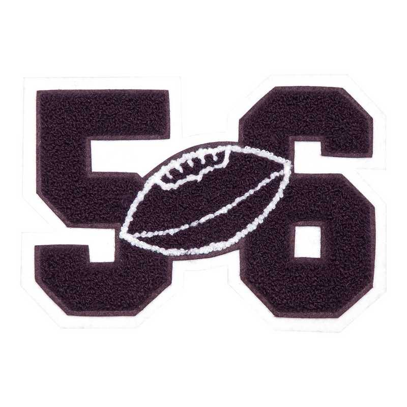 2-Digit Jersey Number Chenille Patch