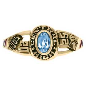 Women's Personalized High School Class Ring| Tempo| ArtCarved