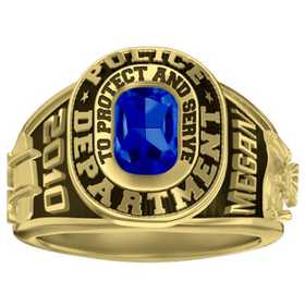 Women’s Police Dual Rail Service Ring | ArtCarved