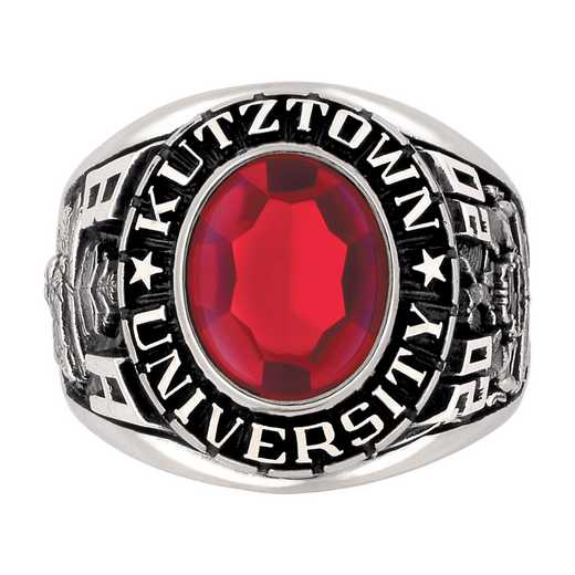 Kutztown University Men's Medium Oval Traditional Ring