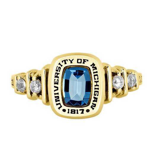 University of Michigan Ann Arbor Women's Highlight College Ring