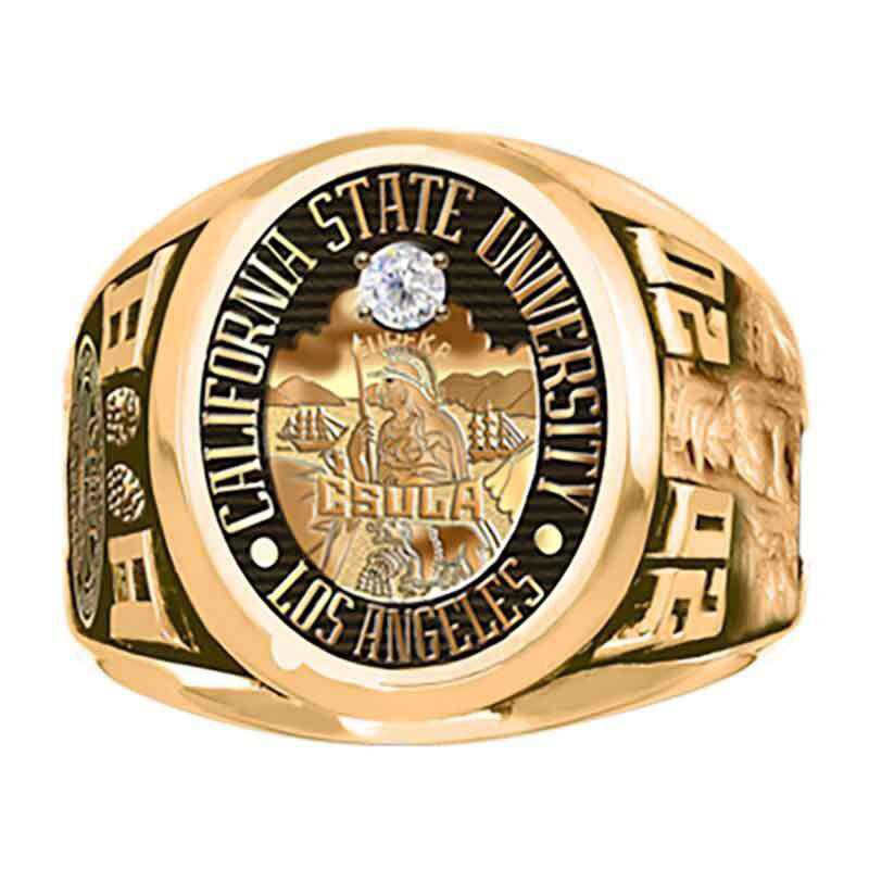 CSU At Los Angeles Men's Collegian with .10CT Diamond College Ring