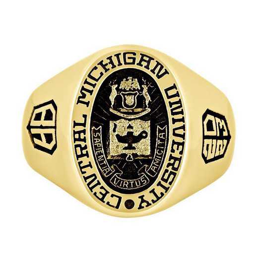 Central Michigan University Men's Large Signet  College Ring