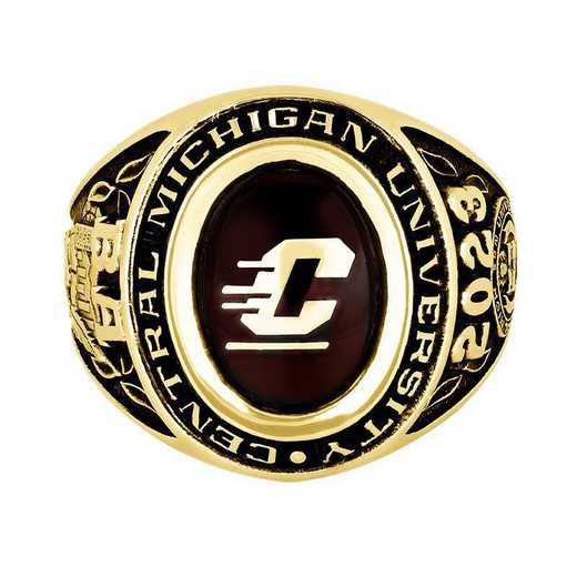 Central Michigan University Men's Galaxie I  College Ring