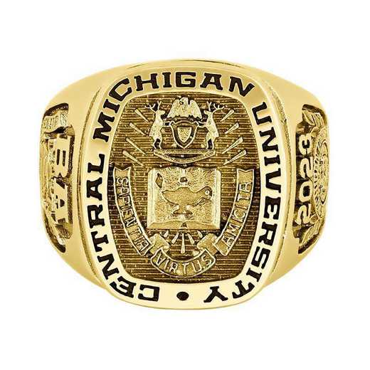 Central Michigan University University Men's Legend Signet College Ring