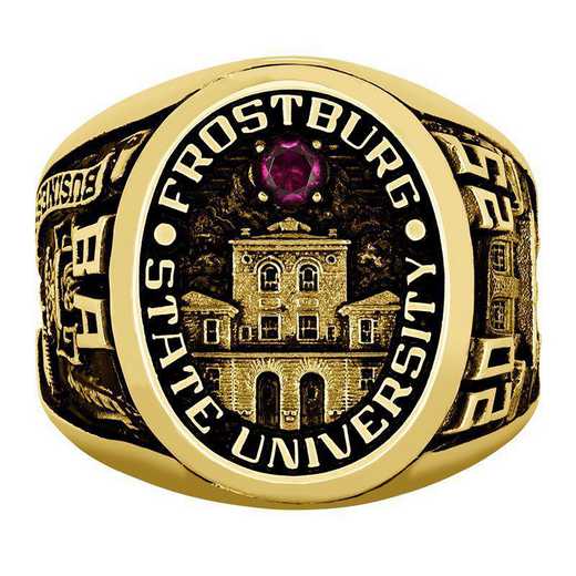 Frostburg State University Men's Collegian College Ring with .10CT CZ or .10CT Birthstone