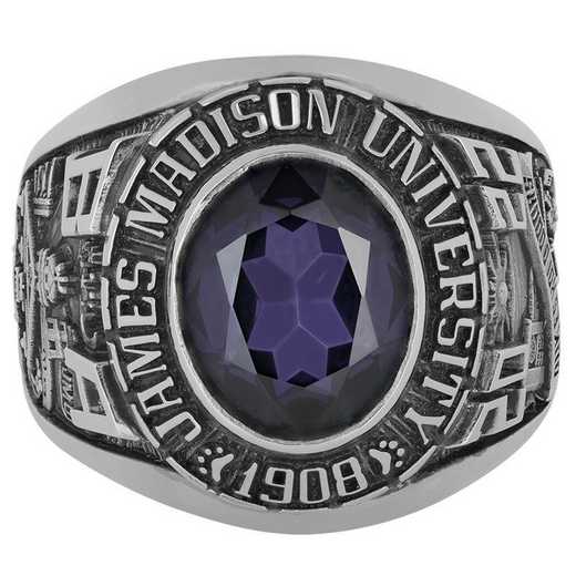 James Madison University Class Of 2022 Men's Rose with Oval Stone