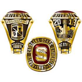 ROTC Men's Traditional Ring with Stone Top 986APL1