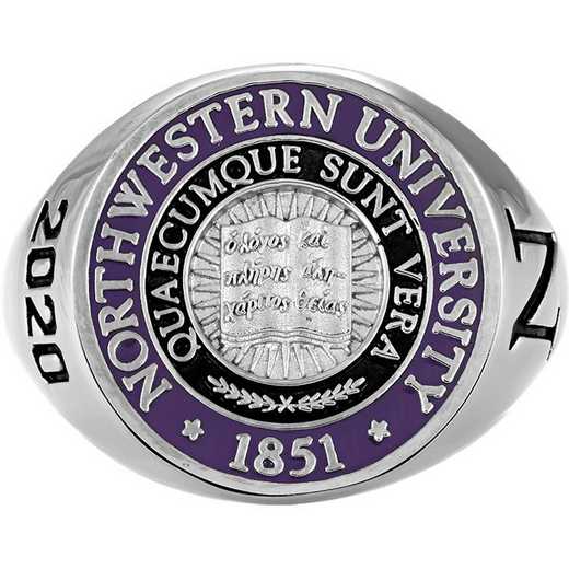 Northwestern University Chicago Campus Women's Medium Signet Ring