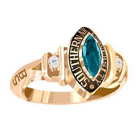 Southern New Hampshire University Women's Duet College Ring with ...