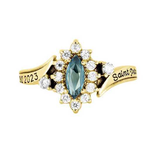 Saint Peter's University Women's Allure College Ring