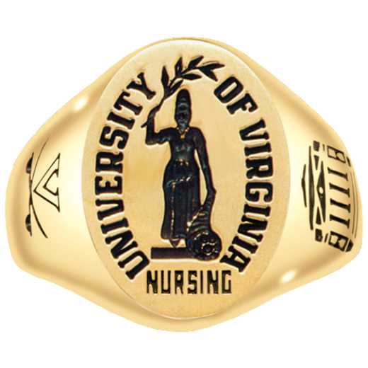 University of Virginia School of Nursing Women's Small Signet Ring