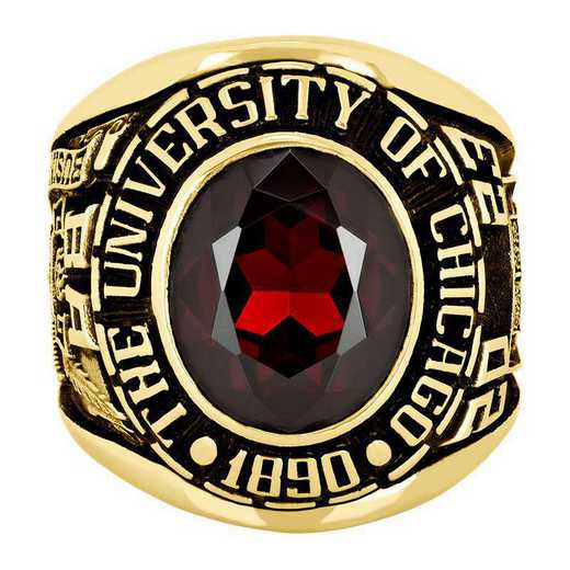 University of Chicago Men's Traditional Ring College Ring