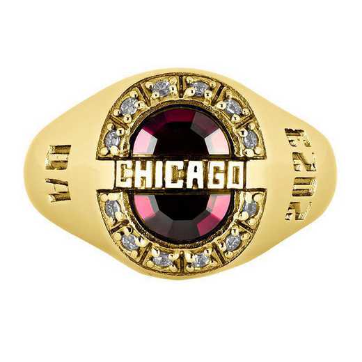 University of Chicago Women's Enlighten Ring College Ring