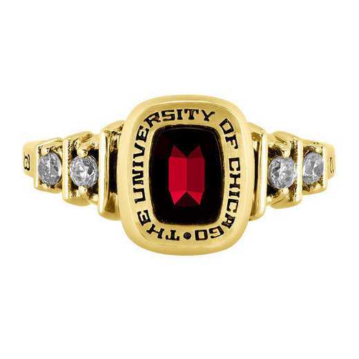 University of Chicago Women's Highlight Ring College Ring