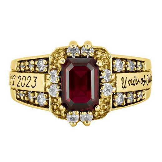 University of Chicago Women's Illusion Ring College Ring