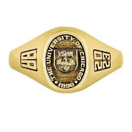 University of Chicago Women's Laurel Ring College Ring