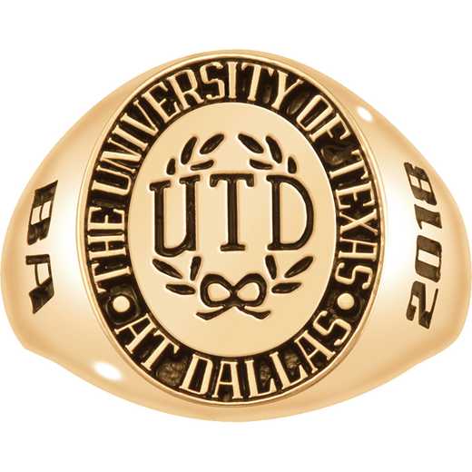 The University of Texas at Dallas Richardson-TX Men's Signet Ring