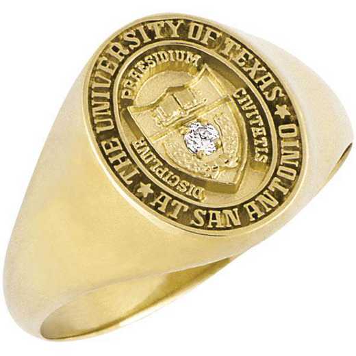 UTSA Women's Small Single Stone Signet Ring