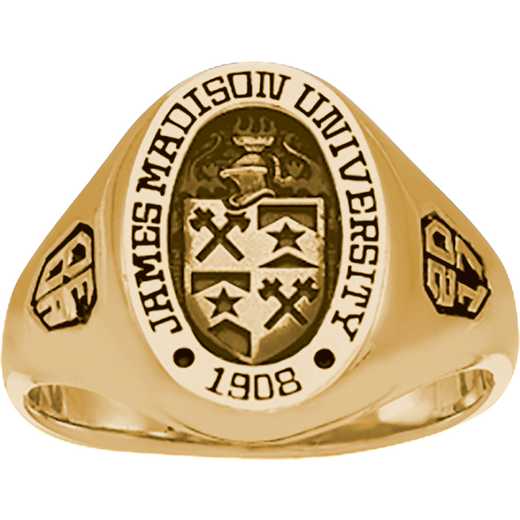 James Madison University Class of 2017 Women's 345S Signet Ring