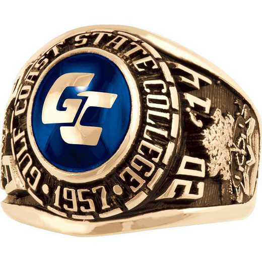 Gulf Coast State College Men's Traditional B876L1 Standard Ring