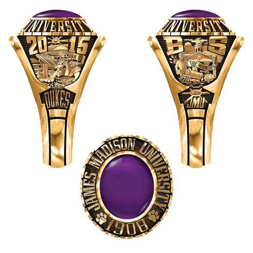 James Madison University Class of 2015 Women's 876Xs Traditional Ring