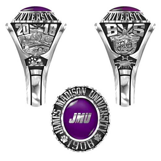 James Madison University Class of 2018 Women's 876XS Traditional Ring