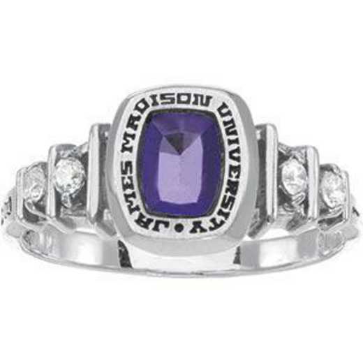 James Madison University Class of 2011 Women's Highlight Ring with Cubic Zirconias