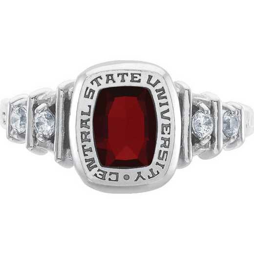 East Tennessee St University Gatton College of Pharmacy Women's Highlight Ring with Cubic Zirconias