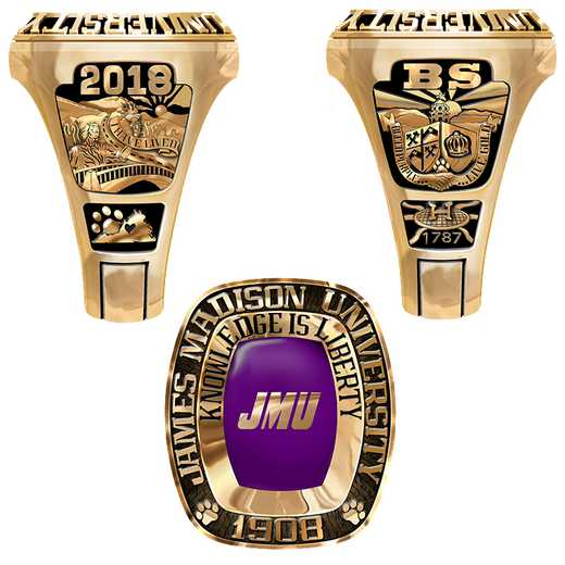James Madison University Class of 2018 Men's Legend Ring