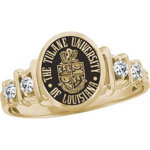 Tulane University Medical School Women's Crescent Ring