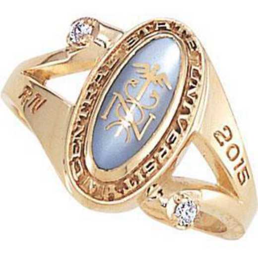 Wright State University Boonshoft School of Medicine Women's Symphony Ring with Cubic Zirconias