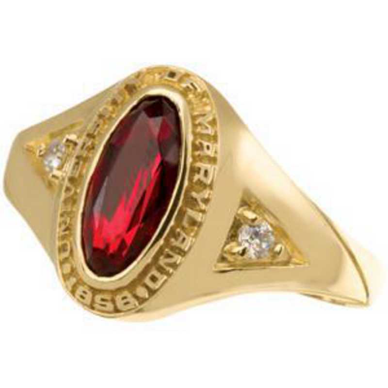 University of Maryland College Park Women's Signature Ring with Cubic ...